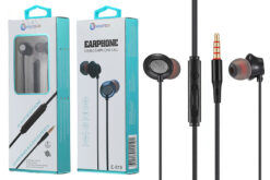 E-019 Auriculares Com Micro Preto