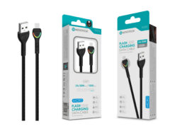 Cabo Micro USB Negro 5A 50W 1M S-047 com Luz Indicador