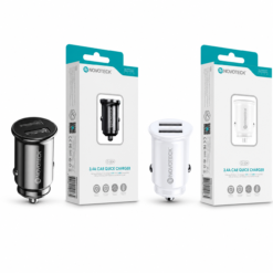 Novoteck Q-004 Mini Carregador Rápido para Carro com Dupla USB 3.4A