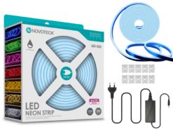 LED-025 Azul Fita Neon Led 5M 10W 12V 600Led Ip65