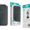 Capa Protetora Universal de Microfibra Negro para Smartphone de 6.0” Formato Bolsa N-013