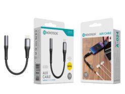 Conversor Lightning to Jack 3.50 NOVOTECK A-024