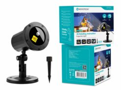 Luz de Projeção Novoteck PL-004 com Animação Rotativa 3D para Natal