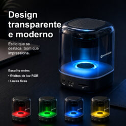Coluna NOVOTECK XB-007 RGB – O Toque de Magia Sonora e Visual para o Seu Ambiente - Image 4