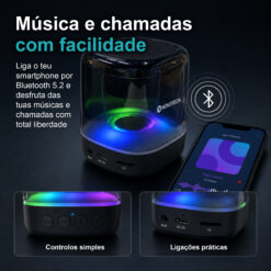 Coluna NOVOTECK XB-007 RGB – O Toque de Magia Sonora e Visual para o Seu Ambiente - Image 7