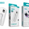 Power Bank 10000mAh PB-013 - Carregamento Rápido 22.5W PD20W com Cabo Integrado