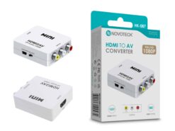 Conversor HDMI para AV Novoteck HK-087 – Full HD 1080p com Suporte PAL/NTSC