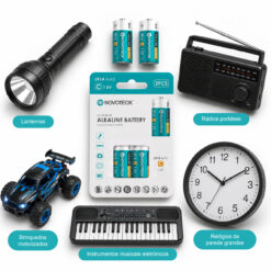Pilhas Alcalinas C LR14 NOVOTECK 1.5V – 8000mAh – Pack com 2 Unidades BL-05 - Image 3