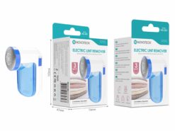 Removedor de Borbotos Elétrico Novoteck HG-001 – Portátil, 3W, Operado por Pilhas AA, Ideal para Roupas e Tecidos