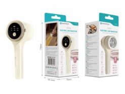 Removedor de Borbotos Elétrico Novoteck HG-004 – Recarregável 5W com Visor Digital, 3 Velocidades, Bateria 500mAh, USB Micro, Ideal para Roupas e Estofos