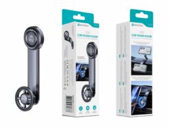 Suporte Magnético para Telemóvel Novoteck Z-091 – Rotação 360°, Fixação por Saída de Ar, Íman Forte, Design Compacto e Estável