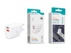 Carregador Rápido PD 35W com 2 Portas (USB-C + USB-A) – Modelo C-030