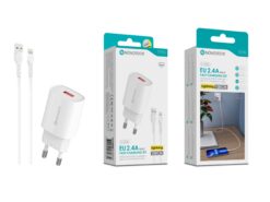 Kit Carregador Rápido USB 2.4A com Cabo Lightning 100cm – Modelo C-033L