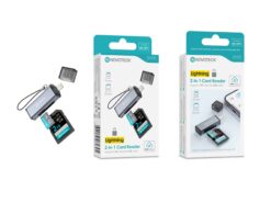 Leitor de Cartões 2 em 1 HK-097 – Lightning, Compatível com SD e TF (MicroSD)