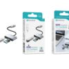 Leitor de Cartões 3 em 1 HK-098 – Type-C, Compatível com SD, TF (MicroSD) e USB OTG