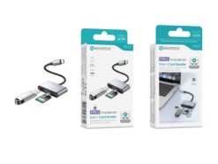 Leitor de Cartões 3 em 1 HK-098 – Type-C, Compatível com SD, TF (MicroSD) e USB OTG