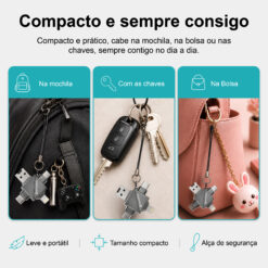 Leitor de Cartões 4 em 1 HK-107 – USB-A, Type-C, Lightning e Micro USB, Compatível com TF (MicroSD) - Image 9