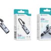 Hub USB-C HK108 com 2 USB 2.0 + 1 USB 3.0 e Leitor de Cartões SD TF