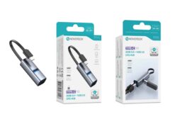 Hub USB-C HK-109 com 2 USB 2.0 + 1 USB 3.0 OTG