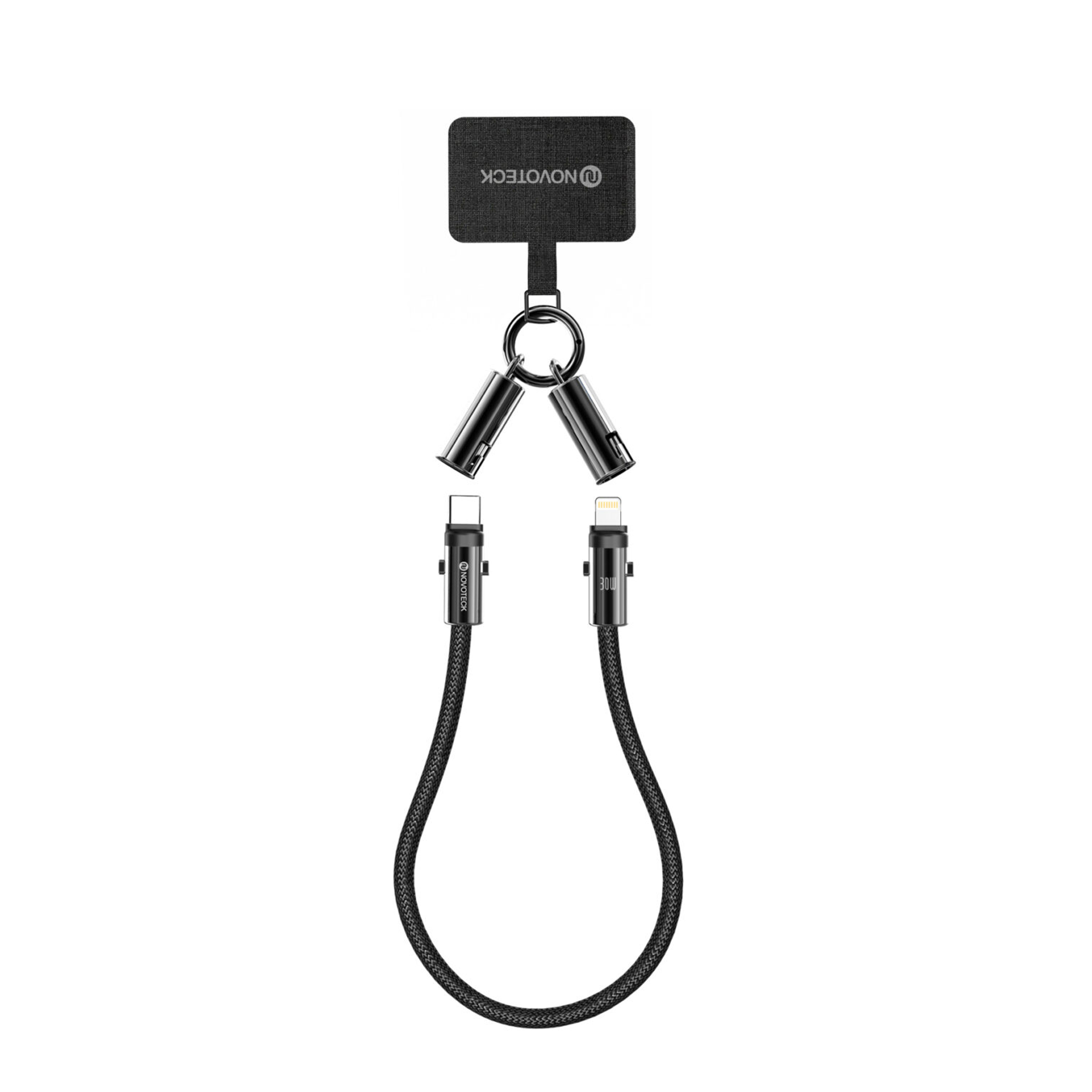 Cabo USB-C para Lightning S-136 com Alça de Pulso 40cm 30W para Carregamento e Dados - Image 2