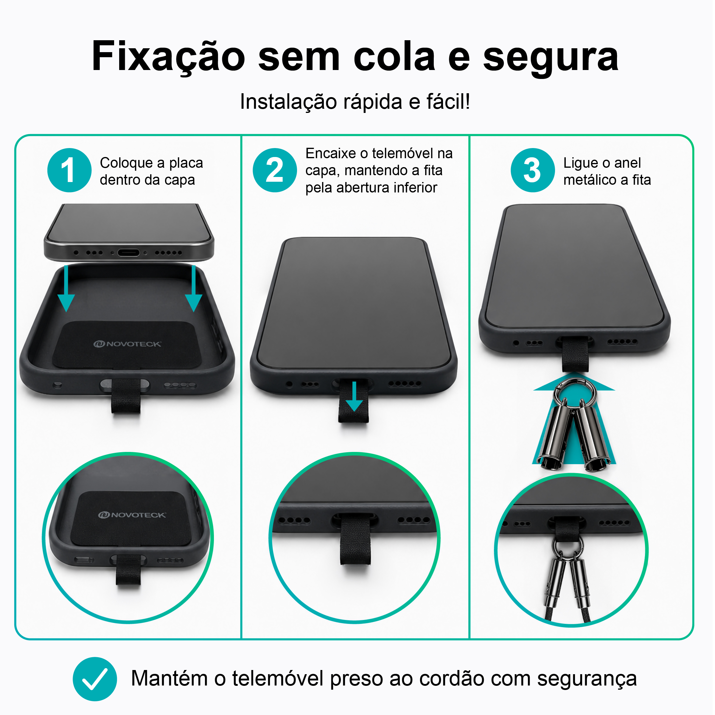 Cabo USB-C para Lightning S-138 com Alça de Pescoço 1.2m 30W para Carregamento e Dados - Image 6