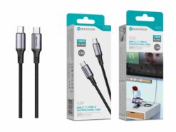 Cabo USB-C para USB-C S-141 – 100W, 4K 60Hz, 1.5m, Áudio, Vídeo e Dados