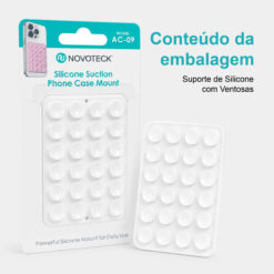 Suporte de Silicone com Ventosas para Telemóvel – Fixação Forte em Superfícies Múltiplas – Branco AC-09 - Image 10