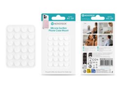 Suporte de Silicone com Ventosas para Telemóvel – Fixação Forte em Superfícies Múltiplas – Branco AC-09