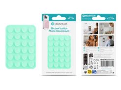 Suporte de Silicone com Ventosas para Telemóvel – Fixação Forte em Superfícies Múltiplas – Verde Água AC-09