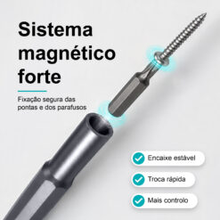 Conjunto de Chaves de Precisão 25 em 1 NOVOTECK PJ-025 – Kit Magnético Profissional com Ponteiras Intercambiáveis - Image 3