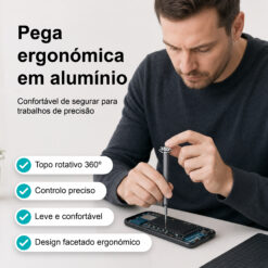 Conjunto de Chaves de Precisão 25 em 1 NOVOTECK PJ-025 – Kit Magnético Profissional com Ponteiras Intercambiáveis - Image 5