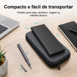 Conjunto de Chaves de Precisão 25 em 1 NOVOTECK PJ-025 – Kit Magnético Profissional com Ponteiras Intercambiáveis - Image 8