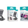Suporte de Telemóvel Dobrável Rotativo NOVOTECK Z-094 – Base Metálica com Ajuste 360º para Smartphone e Tablet