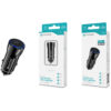 Carregador Rápido Automóvel Novoteck Q-005 Negro com Porta Tipo-C PD 27W