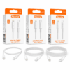 Maxstar Cabo USB-C para Lightning 30W Branco, Carregamento Rápido PD e Sincronização de Dados