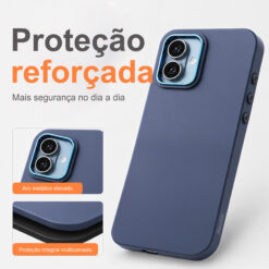 Maxstar MX802 Capa Magnética Antichoque Compatível com MagSafe para Apple iPhone 15 Pro , com Botão de Controlo da Câmara, Proteção Integral, Cantos Reforçados e Textura Antiderrapante - Image 3