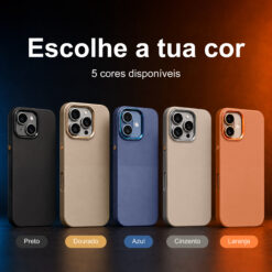 Maxstar MX802 Capa Magnética Antichoque Compatível com MagSafe para Apple iPhone 15 Pro , com Botão de Controlo da Câmara, Proteção Integral, Cantos Reforçados e Textura Antiderrapante - Image 5