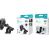 Suporte Universal para Telemóvel no Carro NOVOTECK Z-059 com Ventosa, Bloqueio Automático e Rotação 360° – Preto/Azul